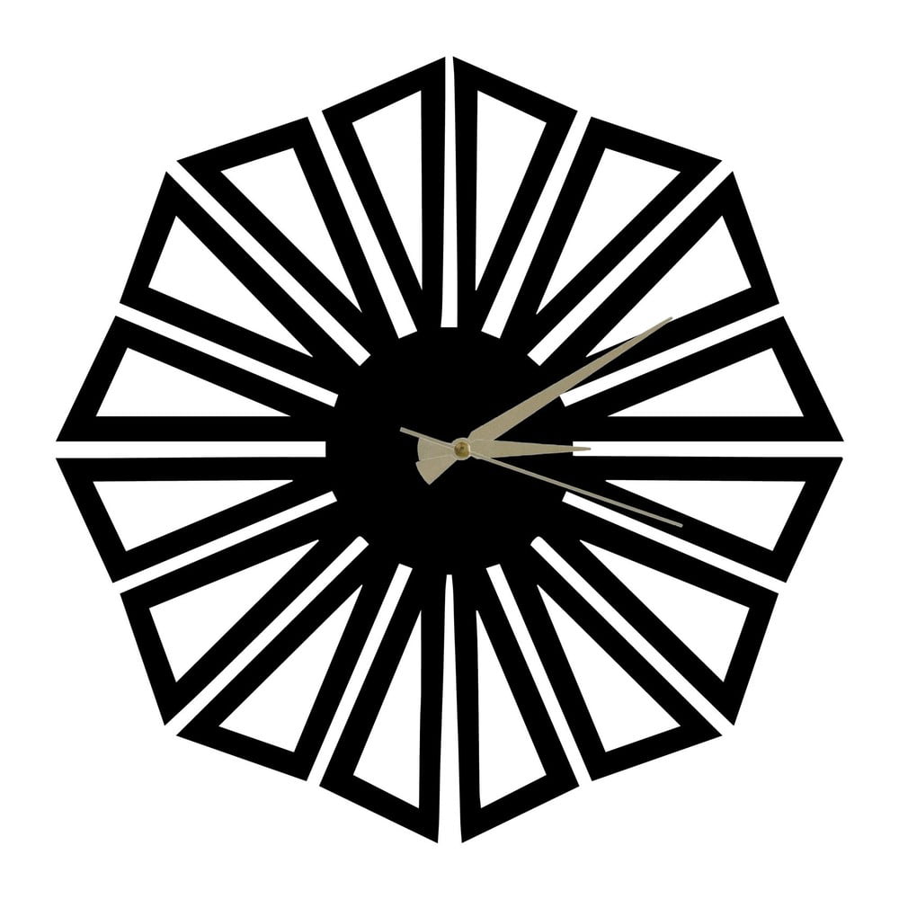 Metalowy zegar Dandelion, ø 50 cm
