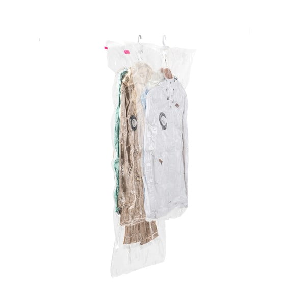 Zestaw 4 wiszących worków próżniowych na ubrania Compactor Hanging Vacuum Bags, 105x70 cm