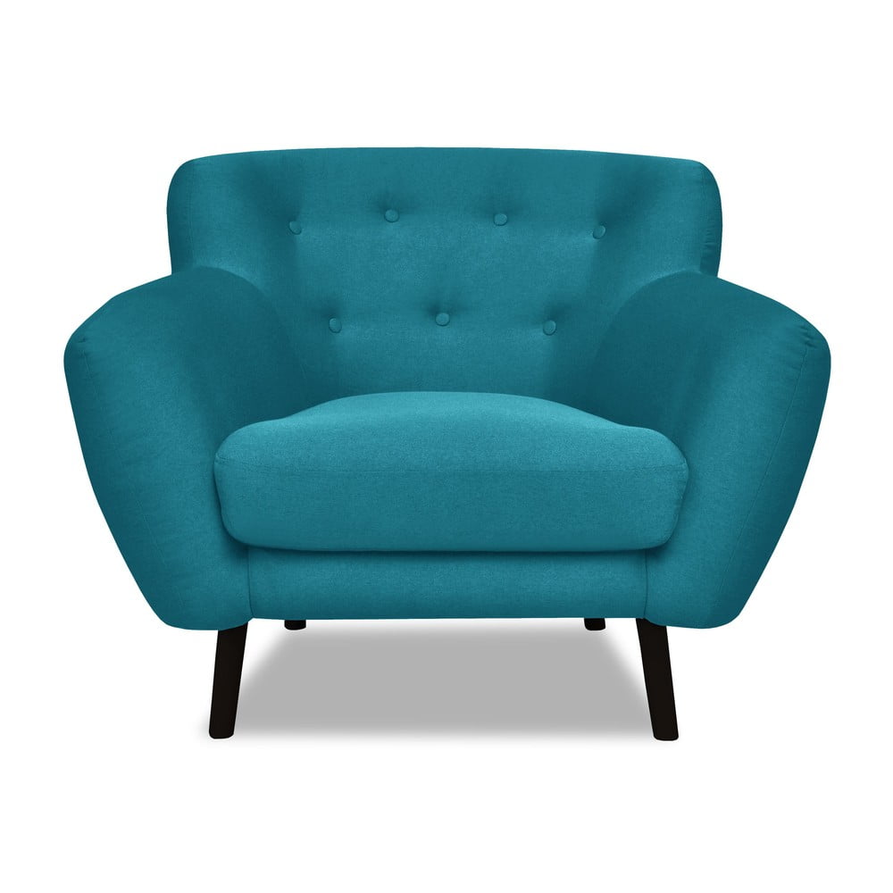 Turkusowy fotel Cosmopolitan design Hampstead