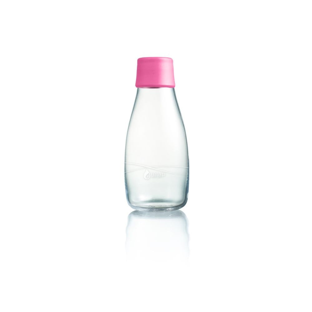 Fuksjowa butelka ze szkła ReTap, 300 ml