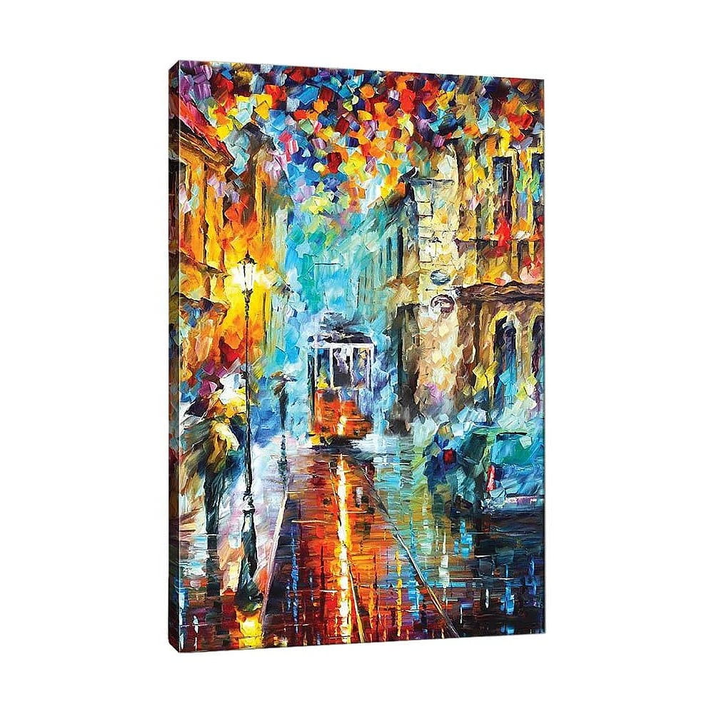 Zdjęcia - Obraz  Rainy City, 40x60 cm kolorowy