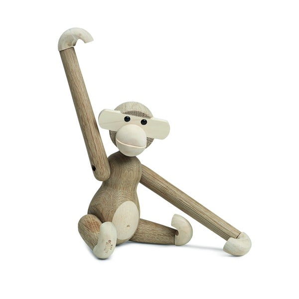 Figurka z litego drewna Kay Bojesen Denmark Monkey Solid