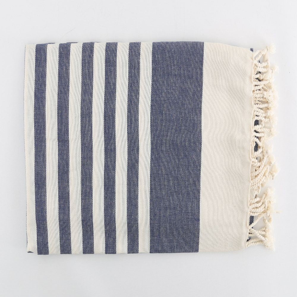 Ręcznik hammam Fouta Dark Blue, 100x180 cm