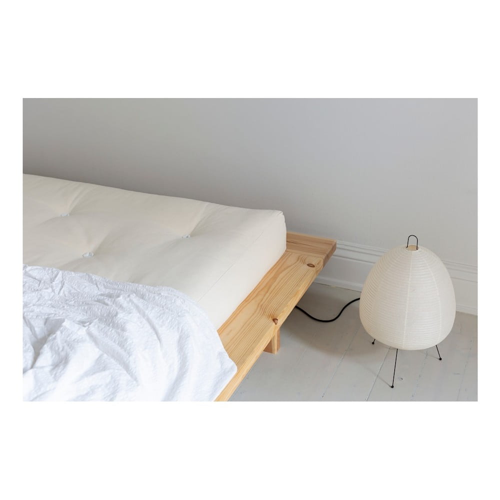 Biały miękki materac futon 120x200 cm Triple latex – Karup Design