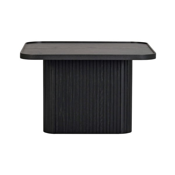 Czarny stolik z drewna dębowego Rowico Sullivan, 60x60 cm
