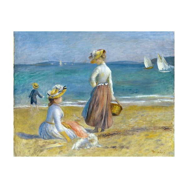Reprodukcja obrazu Auguste’a Renoira - Figures on the Beach, 50x40 cm