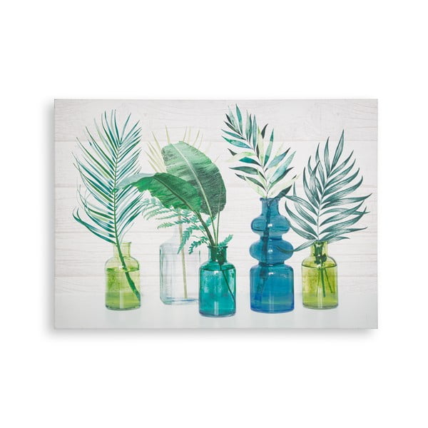 Obraz Art for the home Tropical Palm Bottles, 70x50 cm