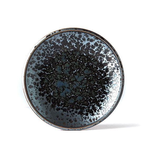 Czarny ceramiczny talerz MIJ Black Pearl, ø 20 cm