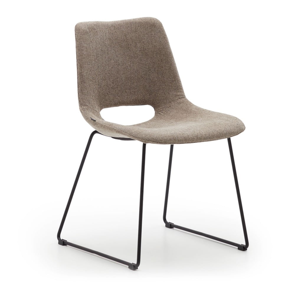 Jasnobrązowe krzesła zestaw 1 szt. Zahara – Kave Home
