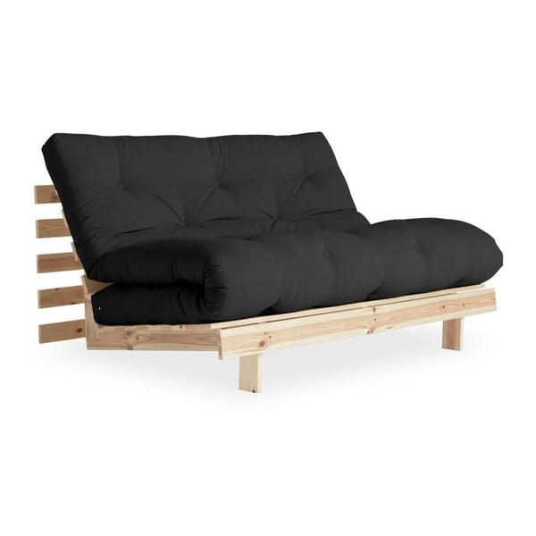 Sofa rozkładana Karup Design Roots Raw/Dark Grey