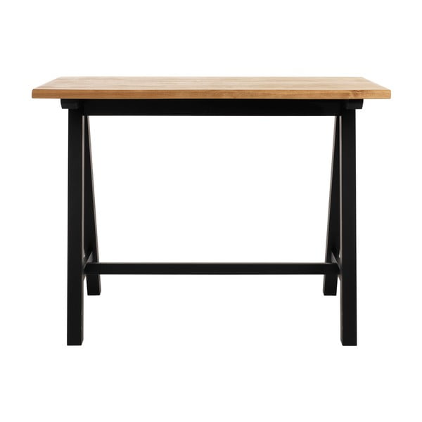 Stół barowy z drewna białego dębu Unique Furniture Oliveto, 71x140 cm