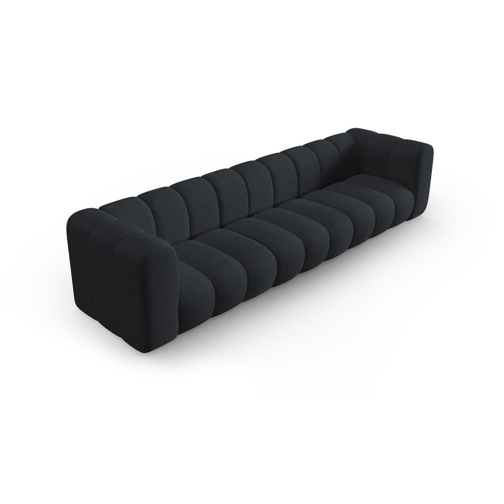 Czarna sofa 318 cm Lupine – Micadoni Home