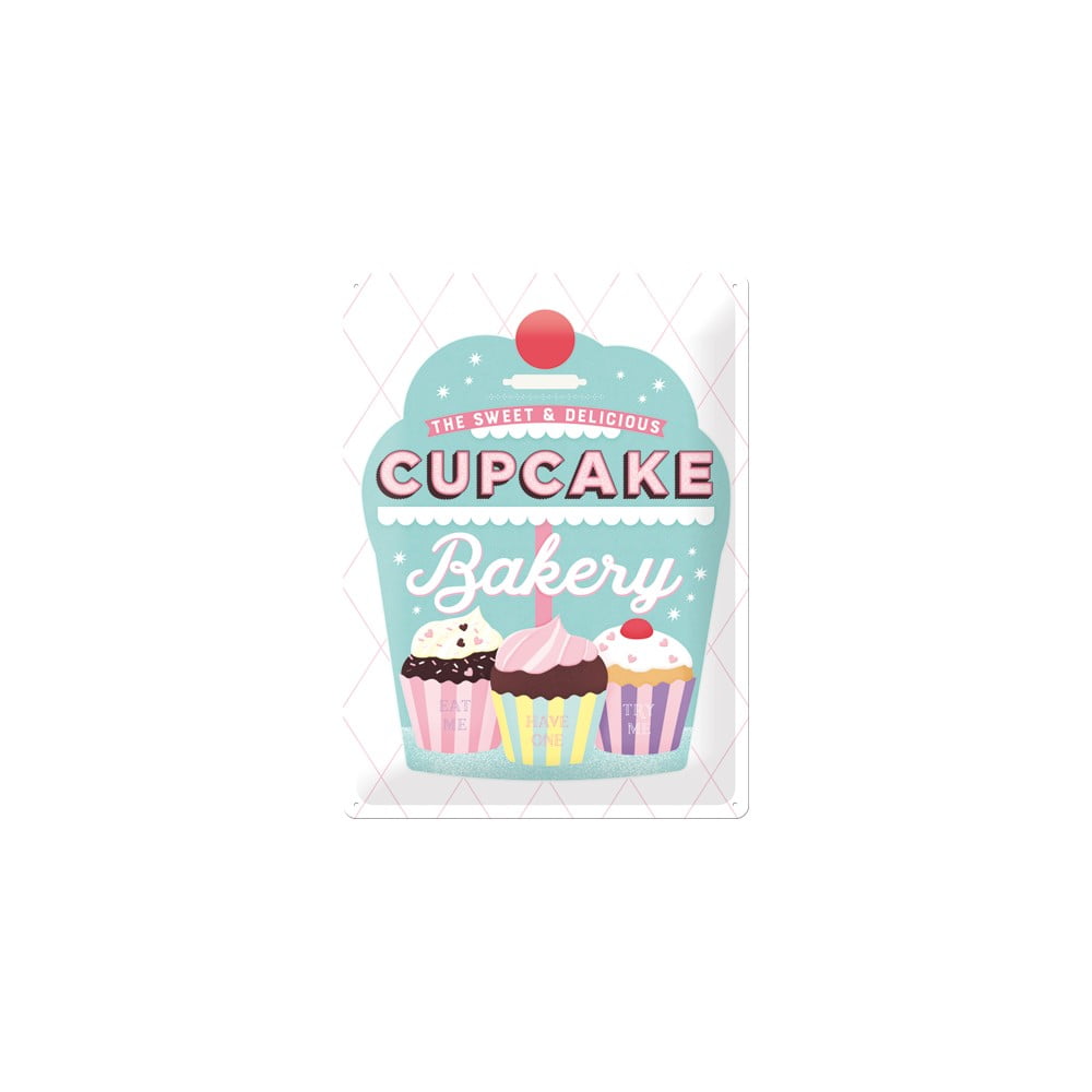 Dekoracyjna tabliczka ścienna Postershop Cupcake Bakery