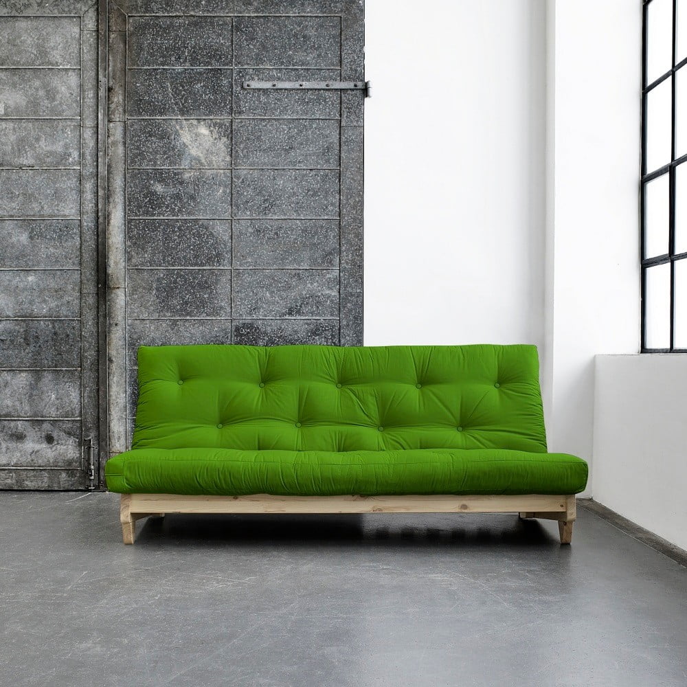Sofa rozkładana Karup Fresh Natural/Lime 