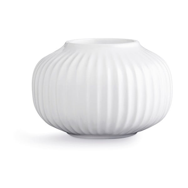 Biały porcelanowy świecznik na tealighty Kähler Design Hammershoi, ⌀ 10 cm