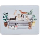 Zestaw 4 korkowych mat stołowych Cooksmart ® Curious Dogs