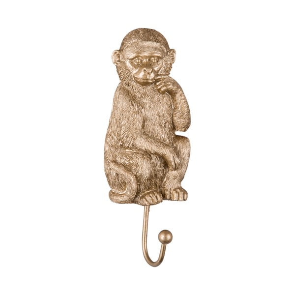 Haczyk w kolorze złota w kształcie małpki Leitmotiv Monkey
