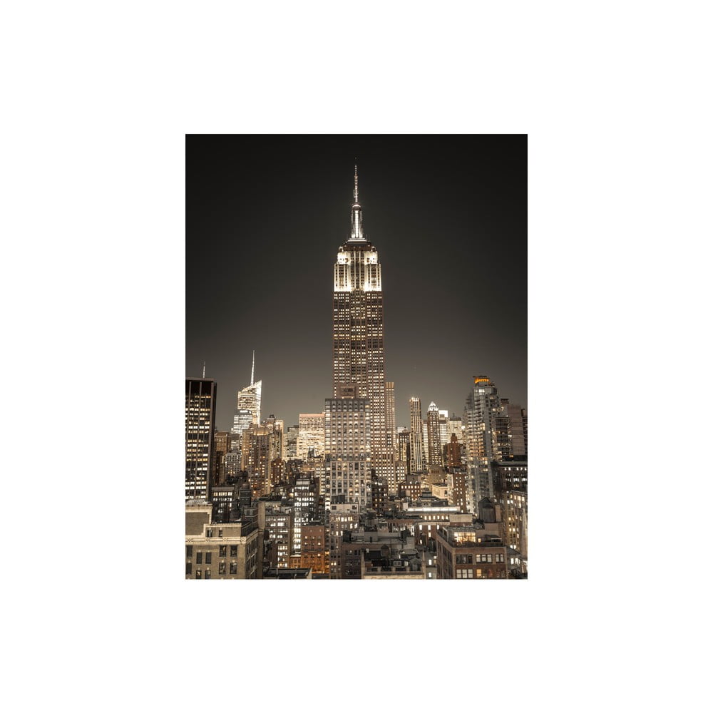 Obraz Empire State Building at Night, 50x65 cm