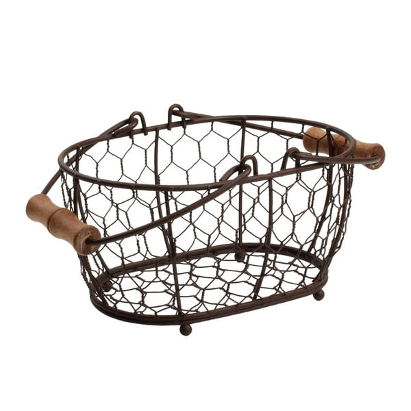 Koszyk metalowy T&G Woodware Provence, 20x14 cm