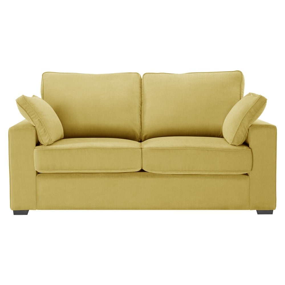 Żółta rozkładana sofa Jalouse Maison Serena