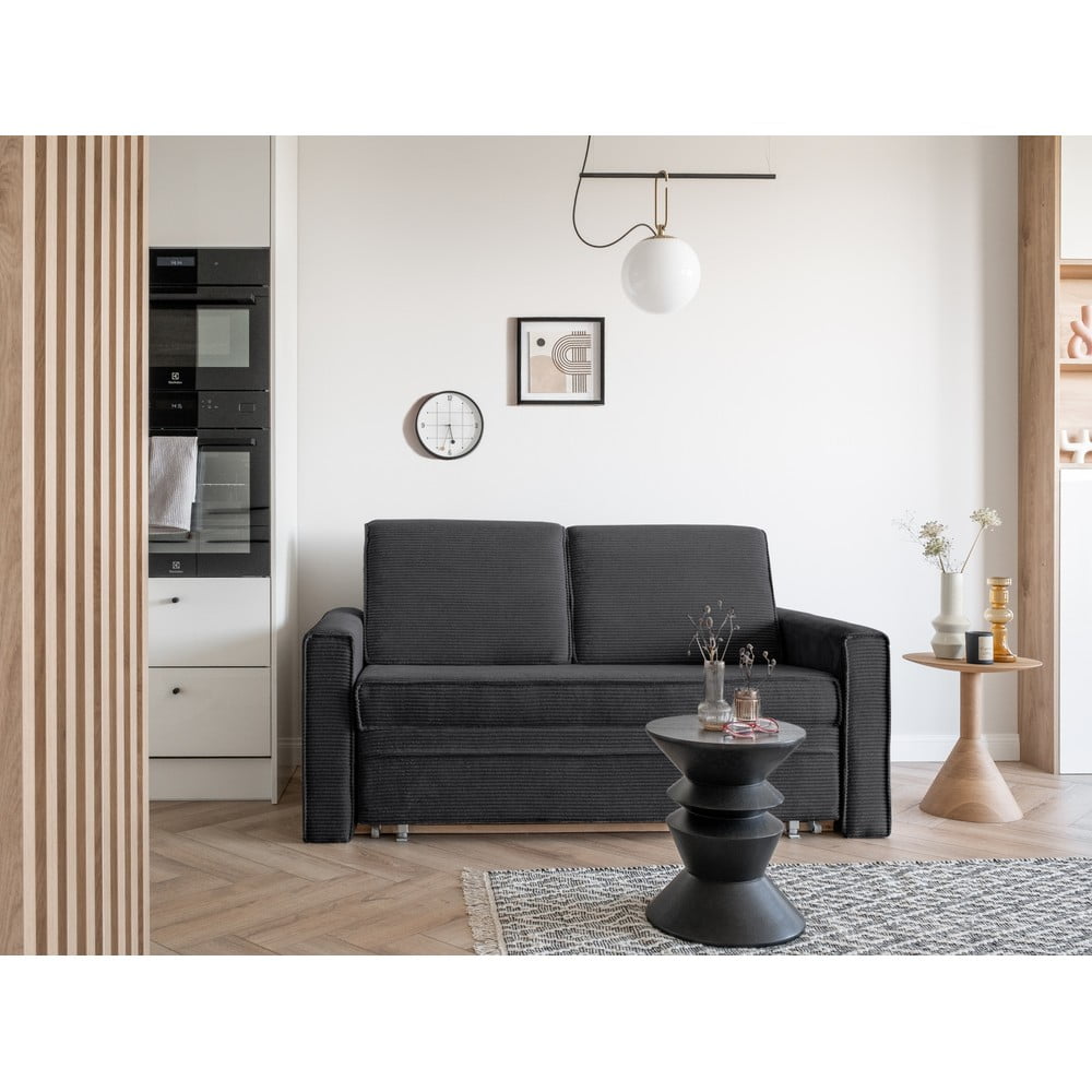 Ciemnoszara rozkładana sofa 168 cm Lucky Lucy – Miuform