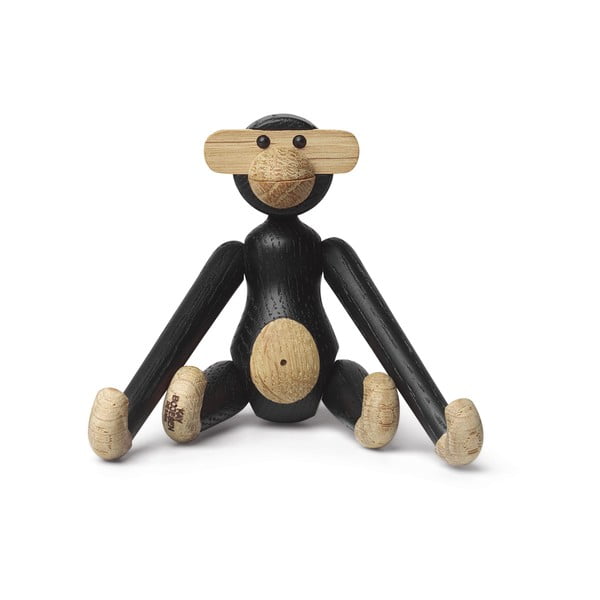 Figurka z litego drewna dębowego Kay Bojesen Denmark Monkey Hanging