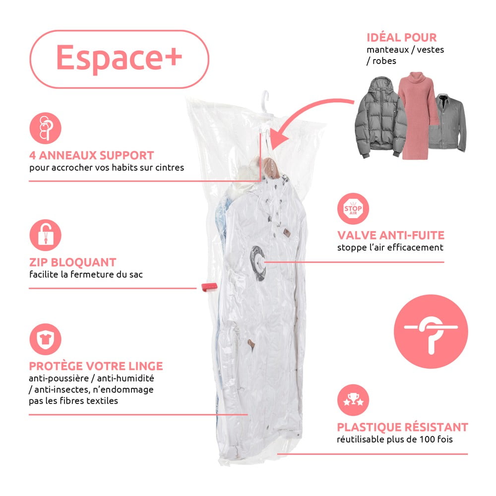 Worki próżniowe zestaw 2 szt. Espace M – Compactor