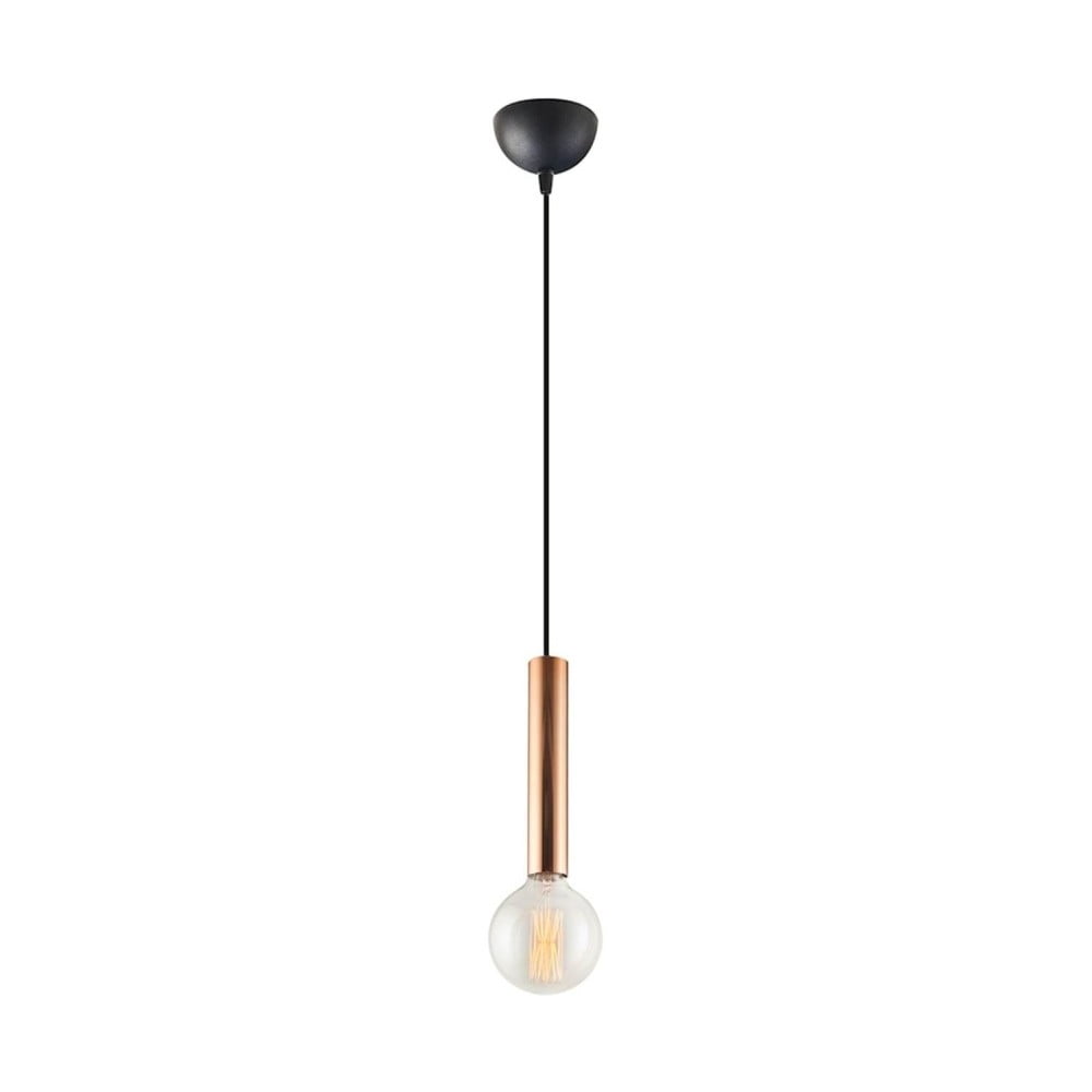 Lampa sufitowa z elementami w kolorze różowego złota Homemania Decor Tubo Uno