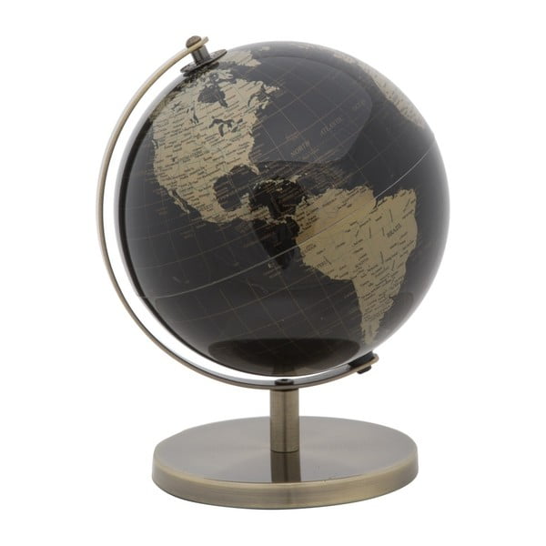 Globus dekoracyjny w brązowej barwie Mauro Ferretti Mappamondo, ⌀ 20 cm