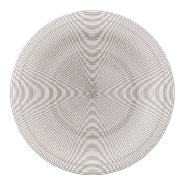 Biało-szary porcelanowy talerz Villeroy & Boch Like Color Loop, ø 28,5 cm