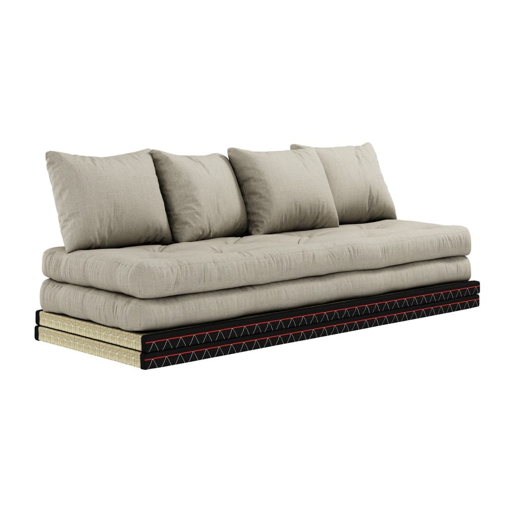 Sofa rozkładana z lnianym obiciem Karup Design Chico Linen