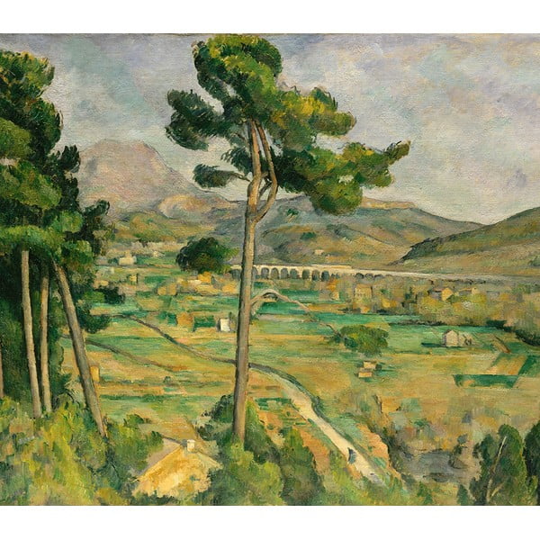 Reprodukcja obrazu Paula Cézanne'a – Mont Sainte, 80x70 cm