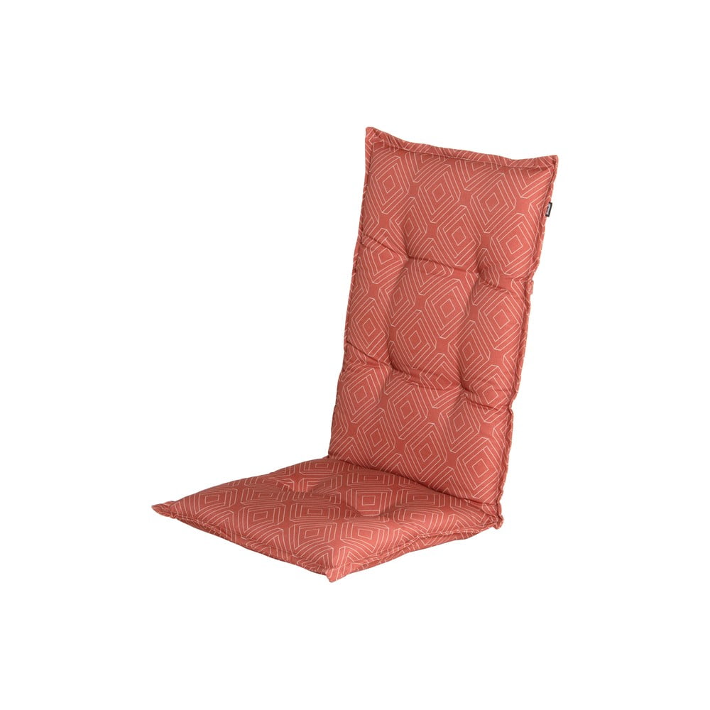 Czerwono-pomarańczowa poduszka na fotel ogrodowy Hartman Bibi, 123x50 cm