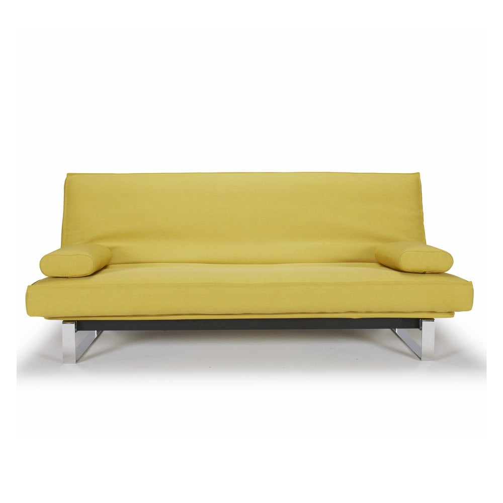 Żółta sofa rozkładana Innovation Minimum