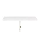 Biały składany stolik ścienny Støraa Trento, 56x80 cm