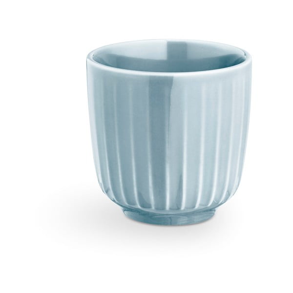 Jasnoniebieski porcelanowy kubek do espresso Kähler Design Hammershoi, 10 ml