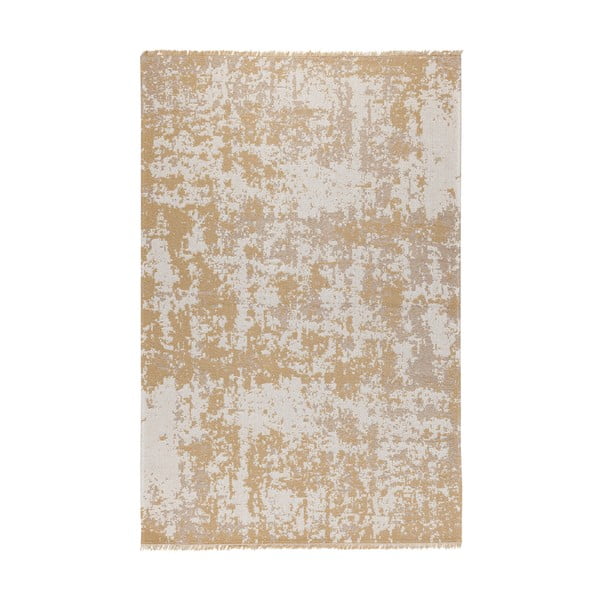 Żółto-beżowy bawełniany dywan Oyo home Casa, 75 x 150 cm