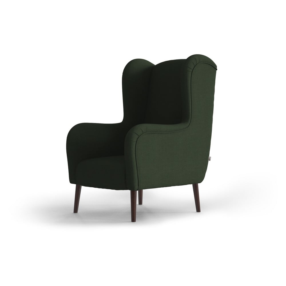Zielony fotel uszak My Pop Design Muette