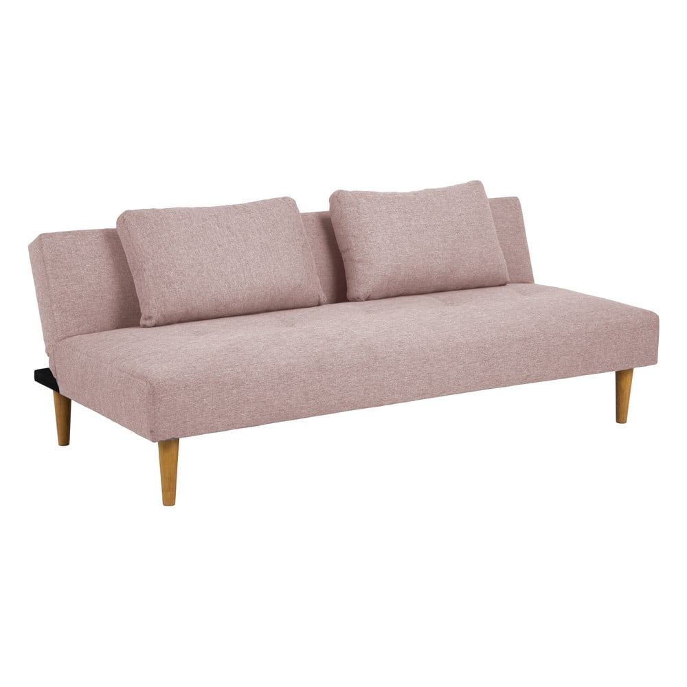 Pudroworóżowa sofa rozkładana Bonami Essentials Matylda