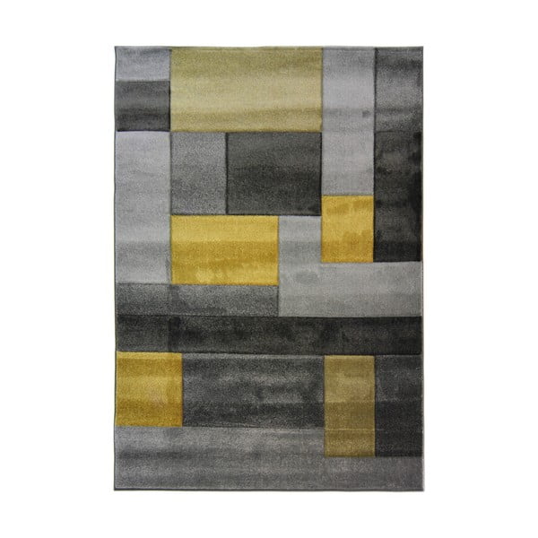 Szaro-żółty dywan Flair Rugs Cosmos, 80x150 cm