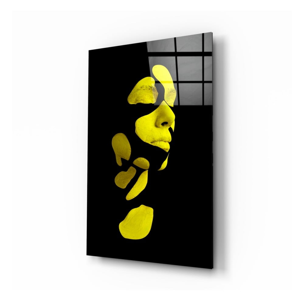 Szklany obraz Insigne Fragmented Yellow