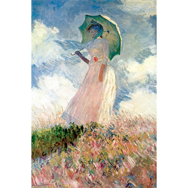 Reprodukcja obrazu Claude'a Moneta – Woman with Sunshade, 70x45 cm