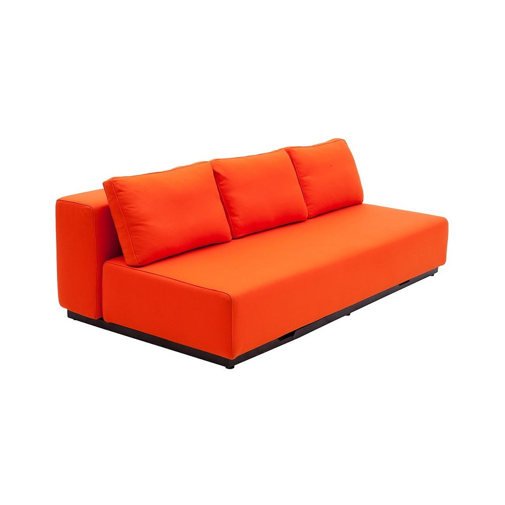 Pomarańczowa rozkładana sofa Softline Nevada, 200 cm