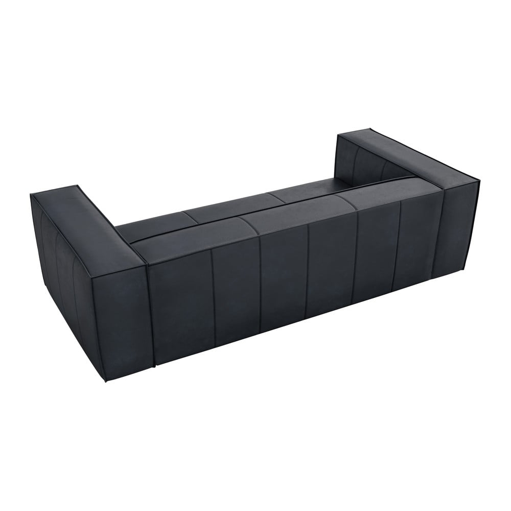 Ciemnoniebieska skórzana sofa 227 cm Madame – Windsor & Co Sofas