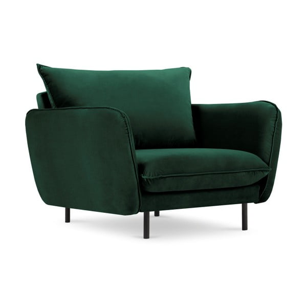Zielony aksamitny fotel Cosmopolitan Design Vienna