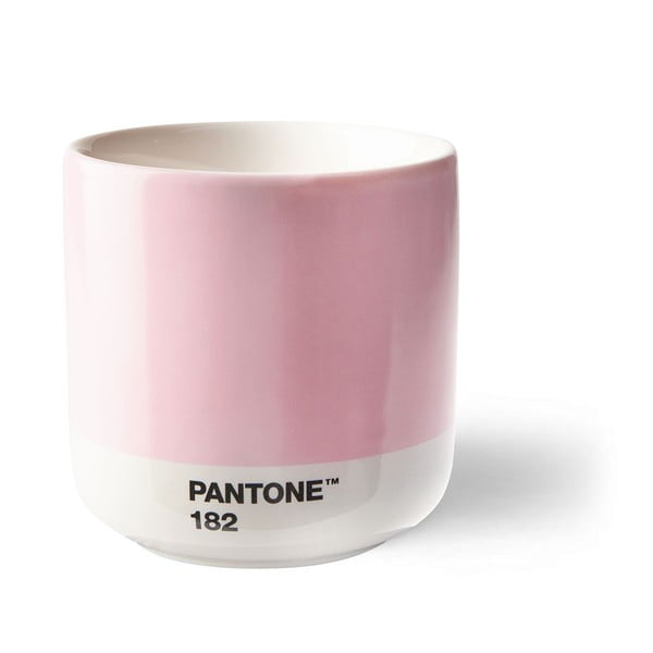 Różowy ceramiczny termokubek Pantone Cortado, 175 ml