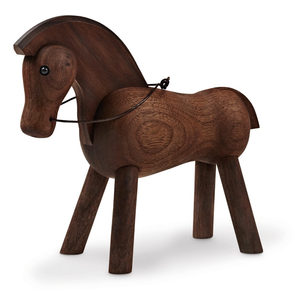 Figurka z litego drewna orzechowego Kay Bojesen Denmark Horse