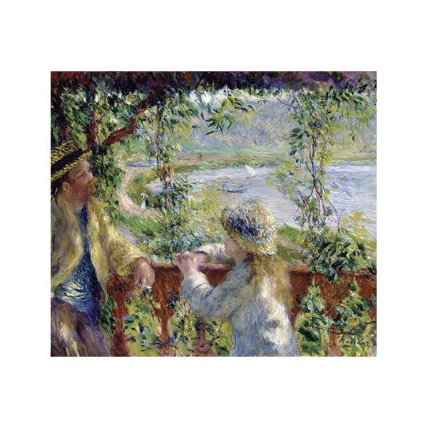 Reprodukcja obrazu Auguste’a Renoira - By the Water, 50x45 cm