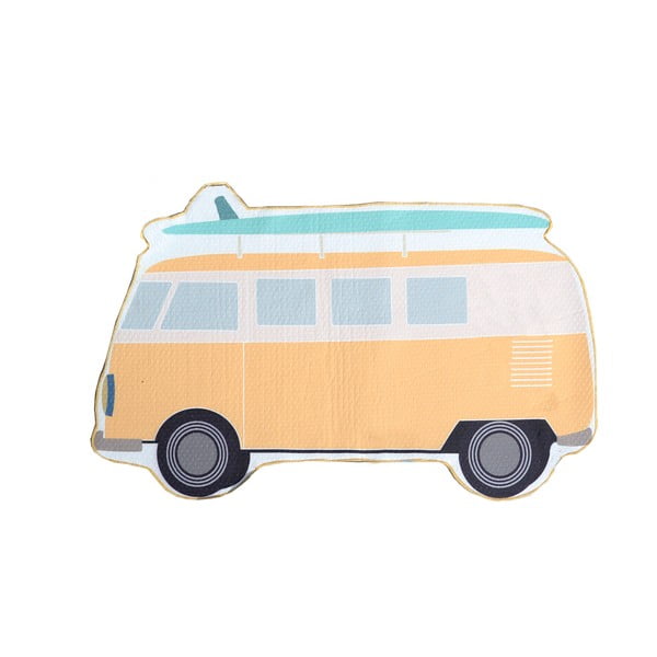 Dziecięcy dywanik łazienkowy w kształcie autobusu Little Nice Things Explorer, 70x50 cm