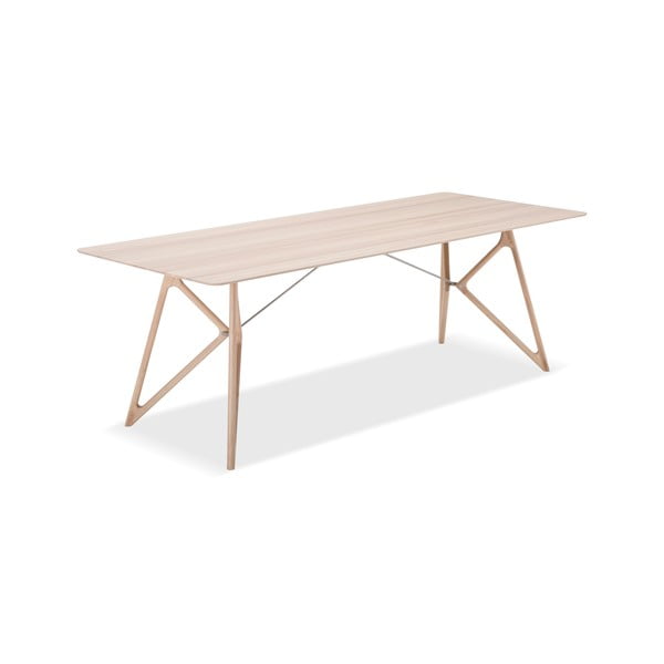 Stół z litego drewna dębowego Gazzda Tink, 220x90 cm